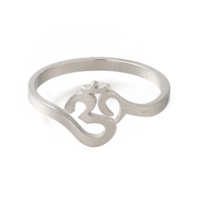 304 Stainless Steel Rings for Women RJEW-S238-09P-1