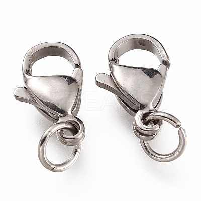 Tarnish Resistant 304 Stainless Steel Lobster Claw Clasps LS-X-STAS-G240-01D-P-1