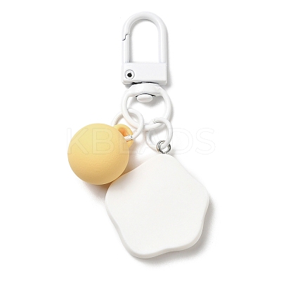 Cartoon Smiling Face Acrylic Pendant Keychain LS-KEYC-D017-01A-1