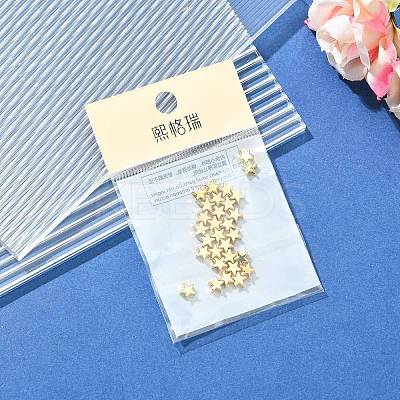 SHEGRACE Brass Star Beads XGRPCU840-300G-1