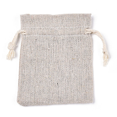 Cotton Cloth Packing Pouches Drawstring Bags ABAG-R011-8X10-01-1