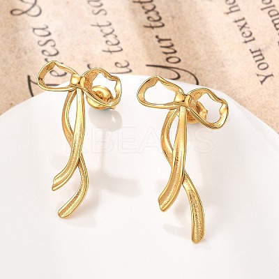 304 Stainless Steel Stud Earrings LS-EJEW-I318-02G-01-1