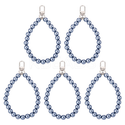 Plastic Beads Pendant Decorations HJEW-TAC0064-04-1