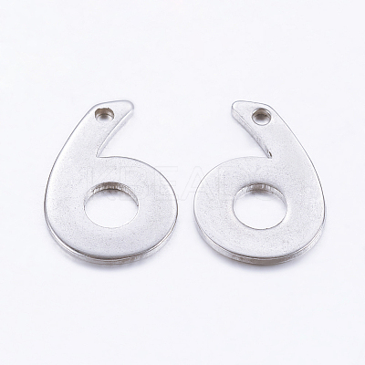 Tarnish Resistant 201 Stainless Steel Pendants LS-STAS-F128-01P-6-1-1