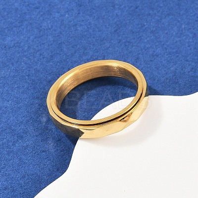304 Stainless Steel Enamel Rotating Finger Rings RJEW-A074-04G-1