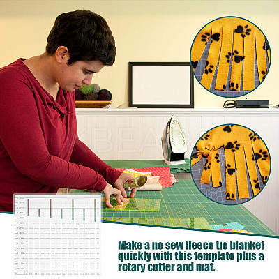 Acrylic Blanket Template Kit TOOL-WH0155-193-1