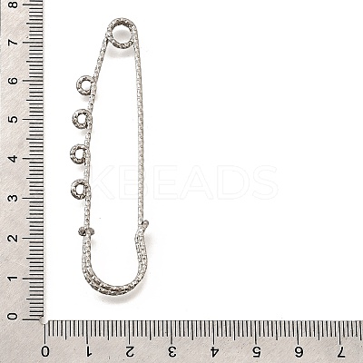 304 Stainless Steel Safety Pins Brooch Findings STAS-K252-11C-P-1