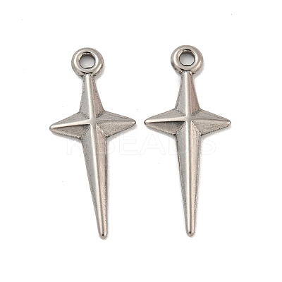 304 Stainless Steel Pendants STAS-YW0002-27-1