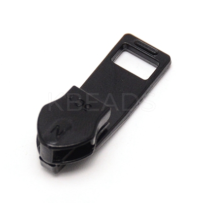 Zinc Alloy Replacement Zipper Sliders FIND-WH0092-15-1