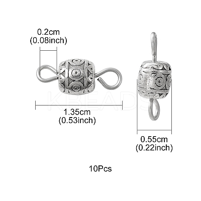 Tibetan Style Alloy Connector Charms PALLOY-YW0001-43-1