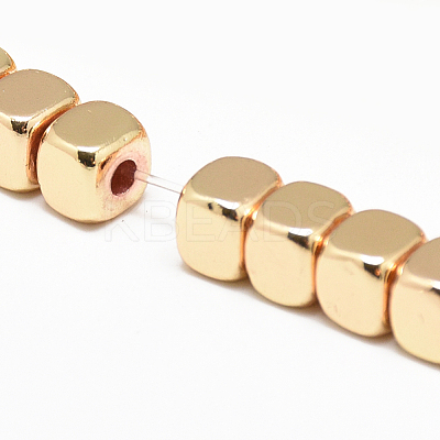 Electroplate Non-magnetic Synthetic Hematite Beads Strands G-Q465-33KC-1