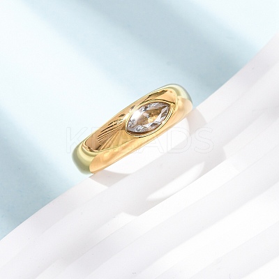 304 Stainless Steel Wide Band Finger Rings RJEW-F201-03G-03-1