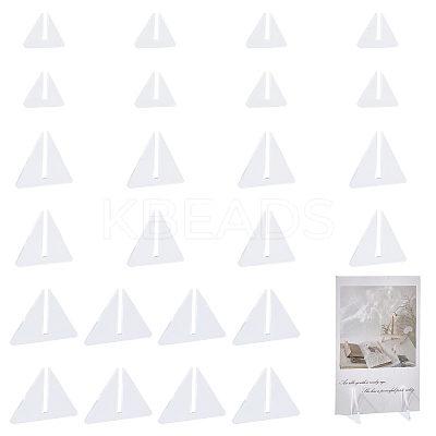 24Pcs 3 Styles Triangle Acrylic Stand Base ODIS-CA0001-29-1