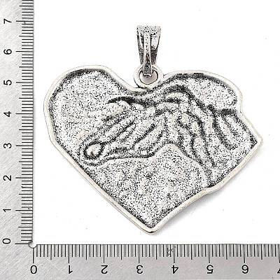 Tibetan Style Alloy Big Pendants PALLOY-D362-02AS-F-1