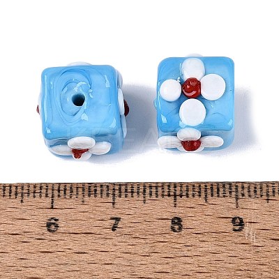 Handmade Bumpy Lampwork Beads LAMP-Q039-14D-1