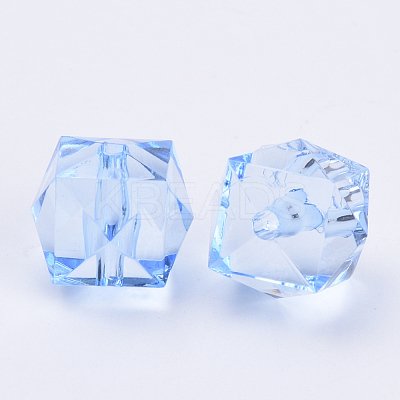 Transparent Acrylic Beads TACR-Q259-10mm-V41-1
