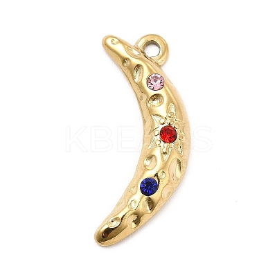 Colorful Rhinestone Pendants STAS-E177-03G-1