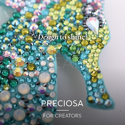 Preciosa® Crystal Hotfix Flatback Stones Y-PRC-HSS10-20020-200-1