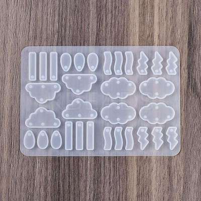 Silicone Pendant Molds DIY-S048-03B-1