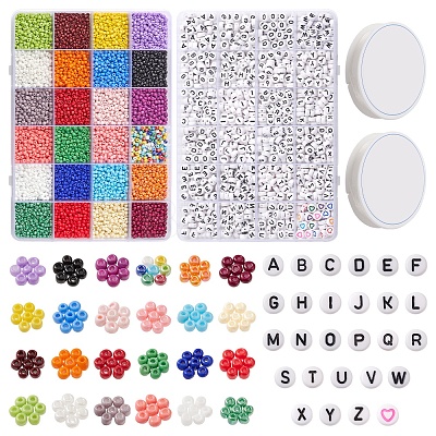 DIY Word Bracelet Making Kit DIY-FS0004-76-1