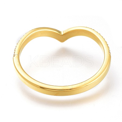 304 Stainless Steel Finger Rings RJEW-F110-06G-1