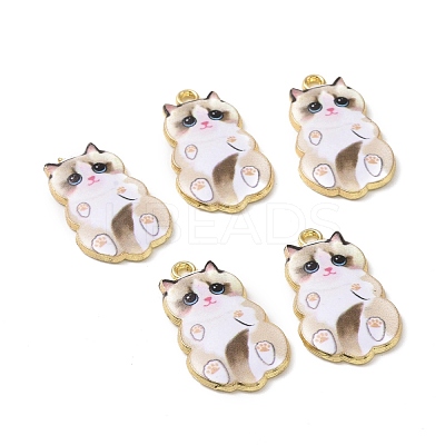 Alloy Enamel Pendants FIND-E031-02B-1