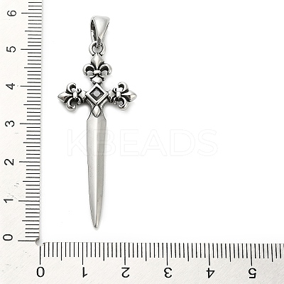 316 Surgical Stainless Steel with Cubic Zirconia Pendants STAS-A123-10AS-1