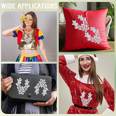 Polyester Embroidery Ornament Accessories PATC-WH20015-03B-1