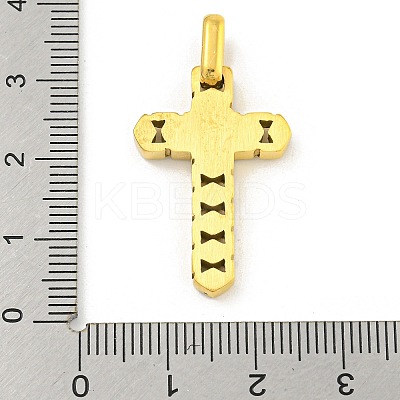 Ion Plating(IP) 304 Stainless Steel Pendants STAS-F307-01G-1
