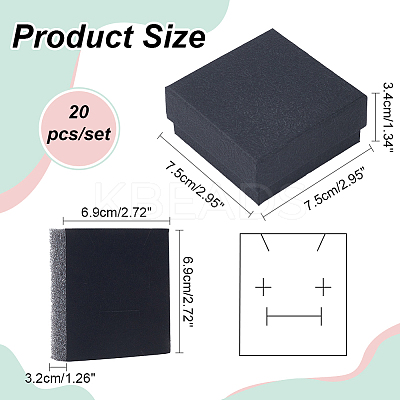 Texture Paper Jewelry Gift Boxes OBOX-NB0001-10B-02-1