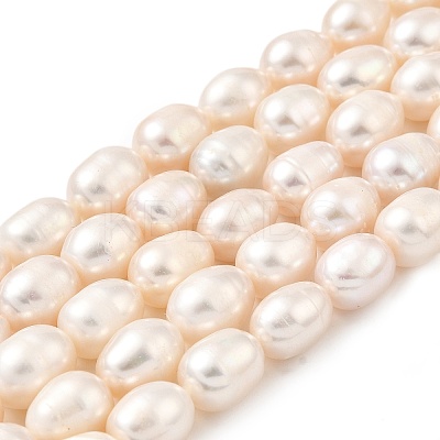 Natural Cultured Freshwater Pearl Beads Strands PEAR-I007-01E-06A-1