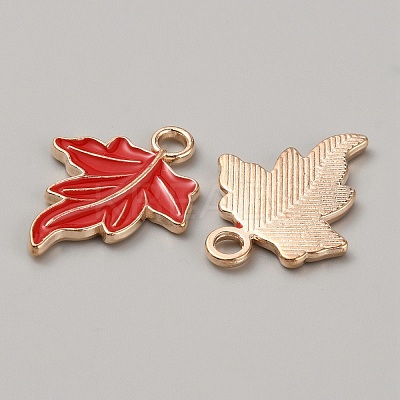 Thanksgiving Day Theme Alloy Enamel Pendants ENAM-WH0057-49A-1