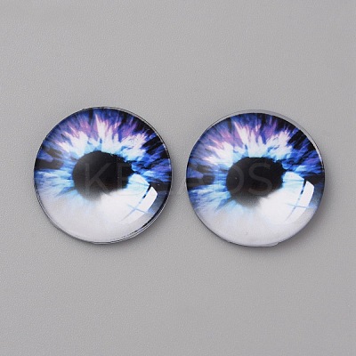 Glass Cabochons LS-GLAA-WH0033-75G-02-1