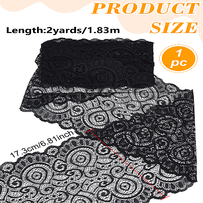 2 Yards Flower Lace Trim OCOR-LP0001-21A-1