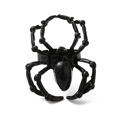 Alloy Spider Adjustable Ring for Halloween X-RJEW-O048-01EB-1
