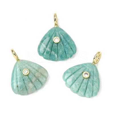 Natural Amazonite Carved Pendants G-C282-05I-1