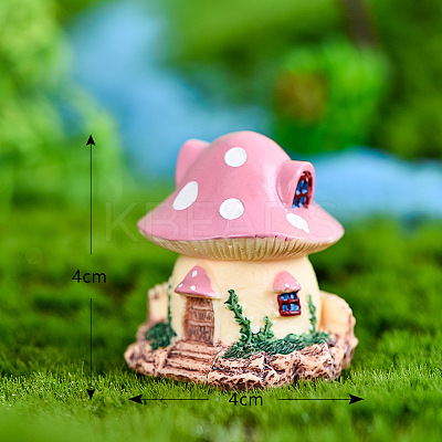 Resin Miniature Mini Mushroom House MIMO-PW0001-199A-01-1