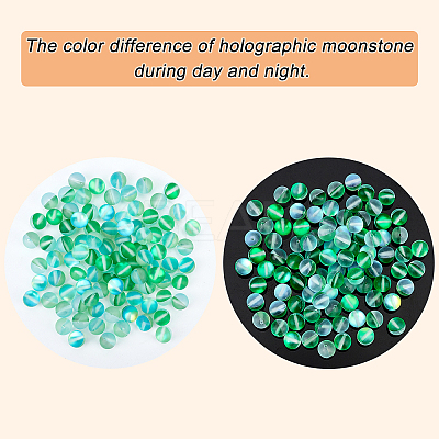 Synthetic Moonstone Beads Strands G-AR0002-40D-1