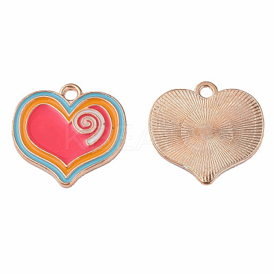 Alloy Enamel Pendants PALLOY-N160-87-1