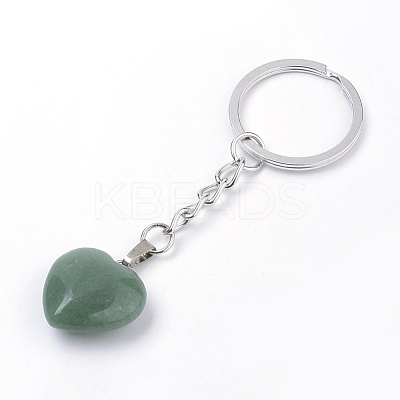 Synthetic & Natural Mixed Stone Keychain KEYC-S252-04-1