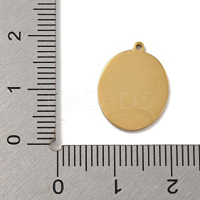 Real 14K Gold Plated 304 Stainless Steel Pendants STAS-Z093-08B-1