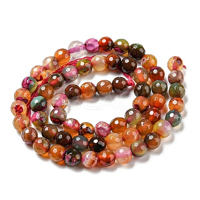 Natural Agate Beads Strands G-C082-A01-M-1