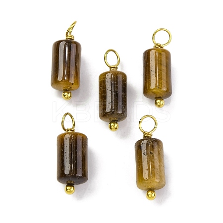Natural Tiger Eye Cloumn Pendants LS-STAS-H221-04G-02-1