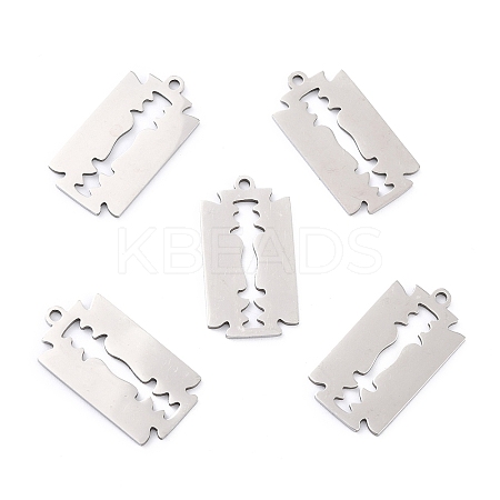 Non-Tarnish 201 Stainless Steel Pendants X-STAS-K003-09P-1