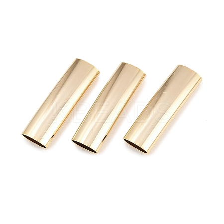 Brass Tube Beads KK-C163-22B-G-1