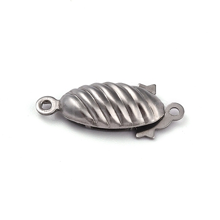Non-Tarnish 304 Stainless Steel Box Clasps LS-STAS-H151-16P-1