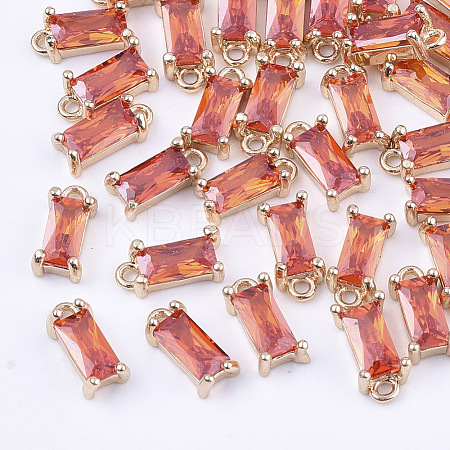 Transparent Glass Charms X-GLAA-T007-13E-1