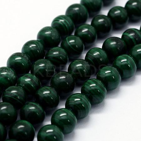 Natural Malachite Beads Strands G-E484-02-1