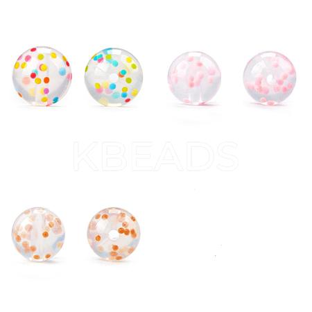 30Pcs 3 Colors Transparent Silicone Focal Beads FIND-TA0008-29-1