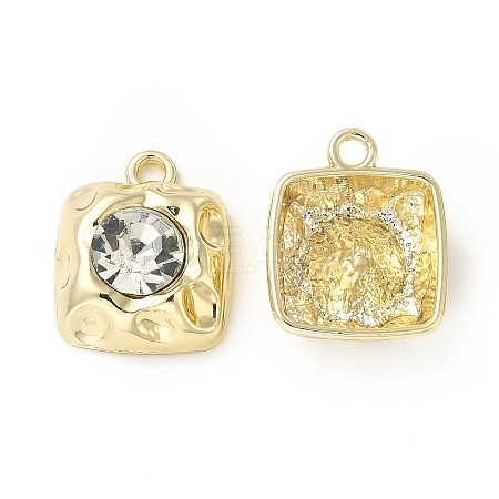 Rack Plating Alloy Glass Pendants FIND-G044-06LG-01-1